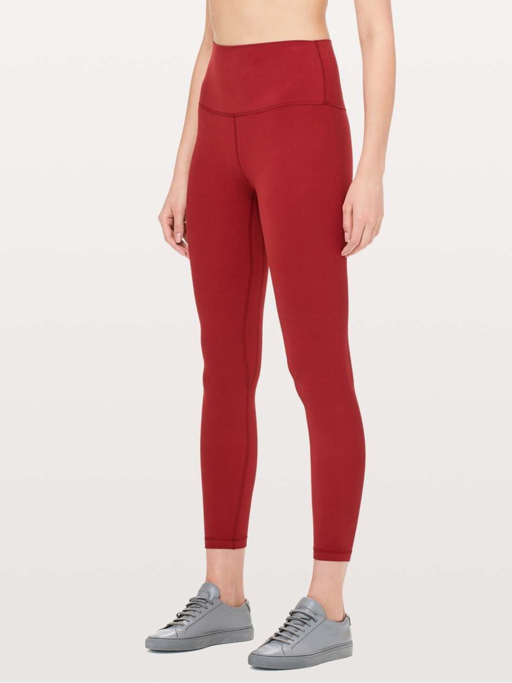 Lululemon Align Pant II 25” Dark Sport Red Size 10 Nulu High Rise Yoga Leggings
